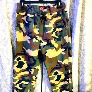 Mens Camo Joggers